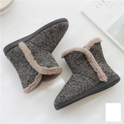 Chaussons Hiver Gris