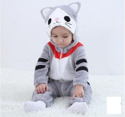 Grenouillère Chat Tigré Bébé