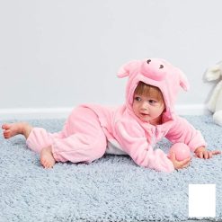 Grenouillère Cochon Rose Bébé