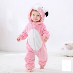Grenouillère Flamant Rose Bébé