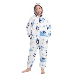 Grenouillère Hiver Pingouin Enfant
