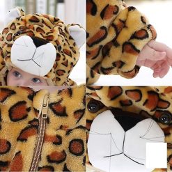 Grenouillère Leopard Polaire Bébé