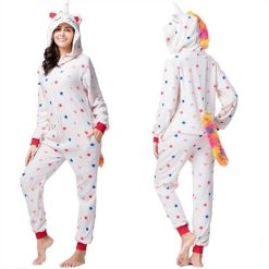 Grenouillère Licorne À Pois Femme