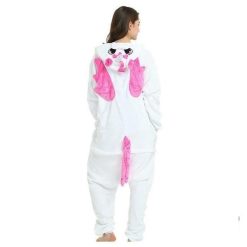 Grenouillère Licorne Blanc Et Rose