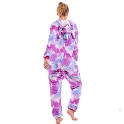 Grenouillère Licorne Galaxy Violette