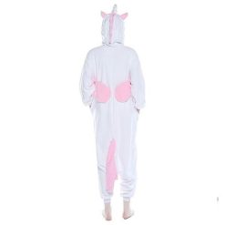 Grenouillère Licorne Rose Et Blanc