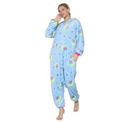 Grenouillère Pilou Bleu Licorne